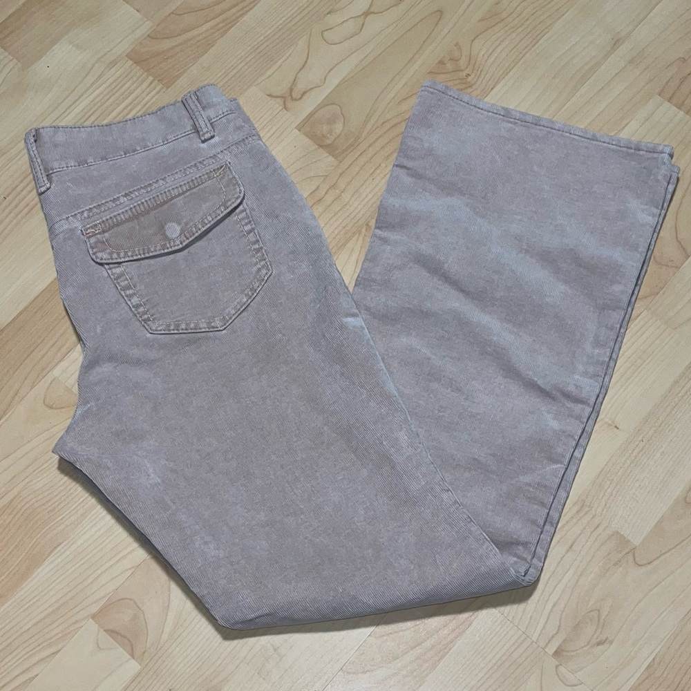 Gap Women’s Soft Rose Pink Corduroy Flare Jeans Size 12R